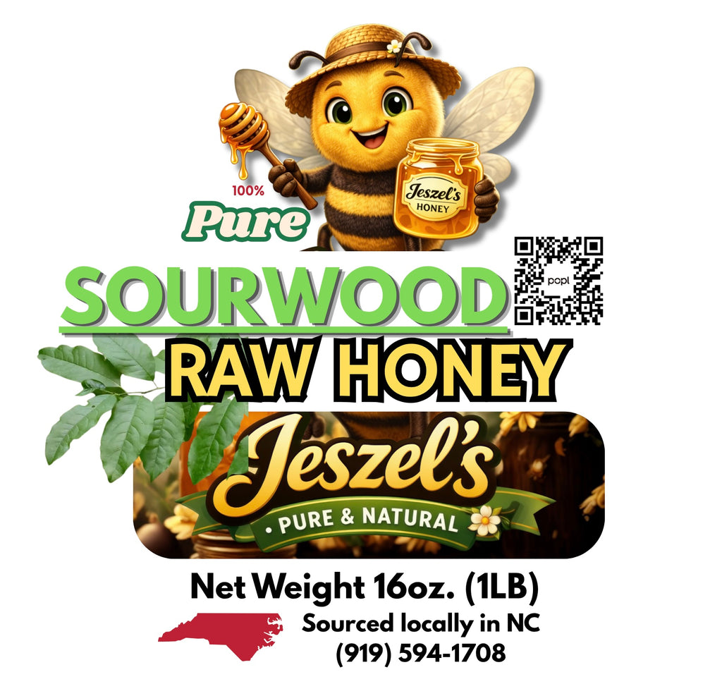 Pure Sourwood Honey 1lb