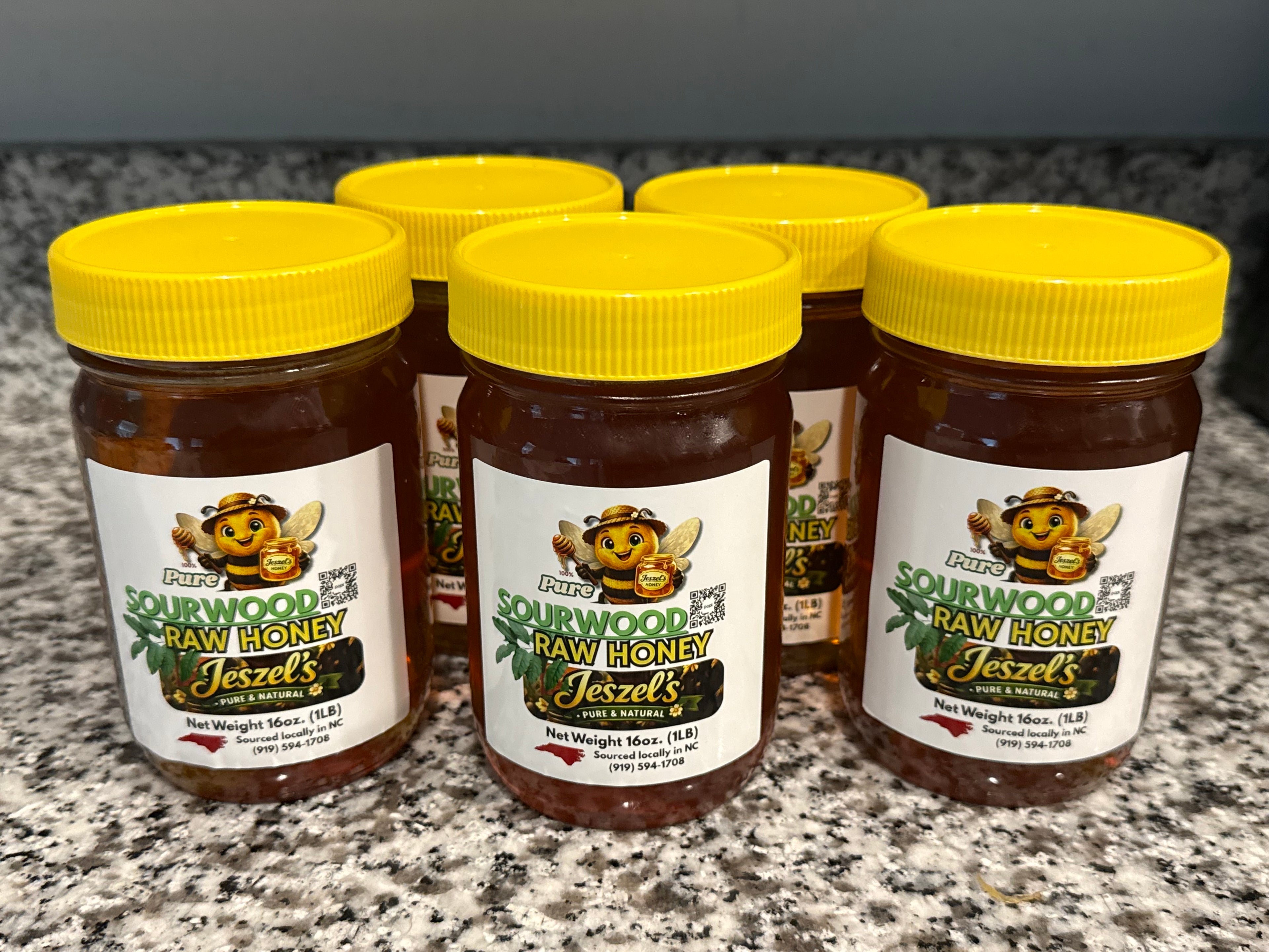 Pure Sourwood Honey 1lb