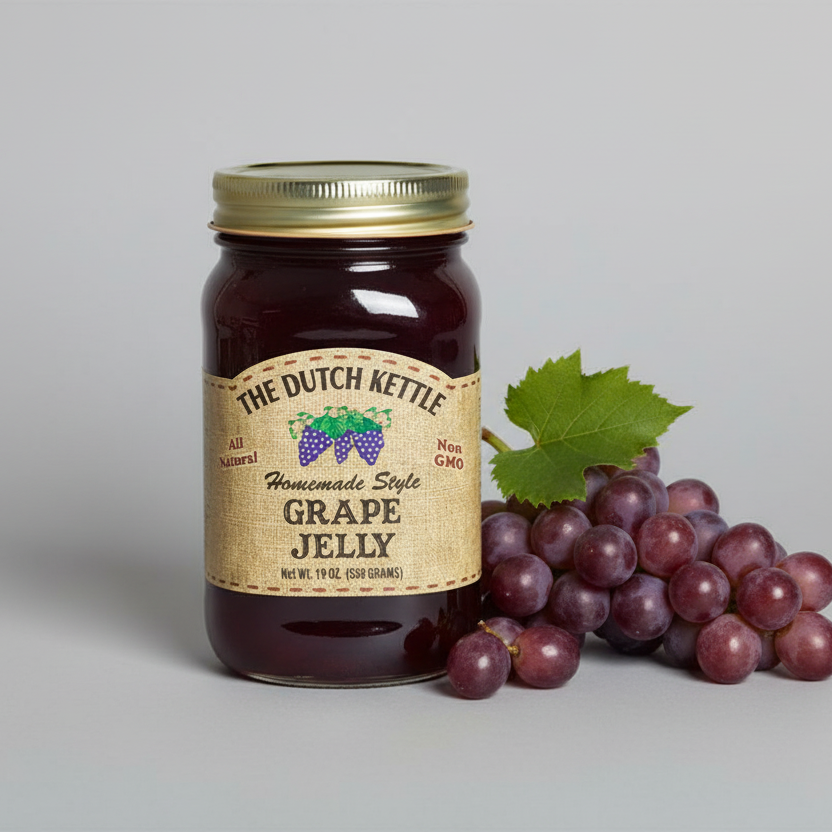 Grape Jelly – 18 oz (Home Style, All Natural)
