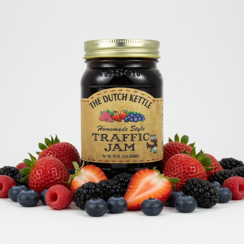 Traffic Jam – 18 oz (All Natural, Mixed Fruit Spread)