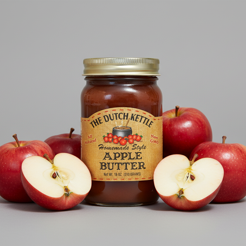 Jeszels Apple Butter – 18 oz (All Natural, Small Batch Spread)