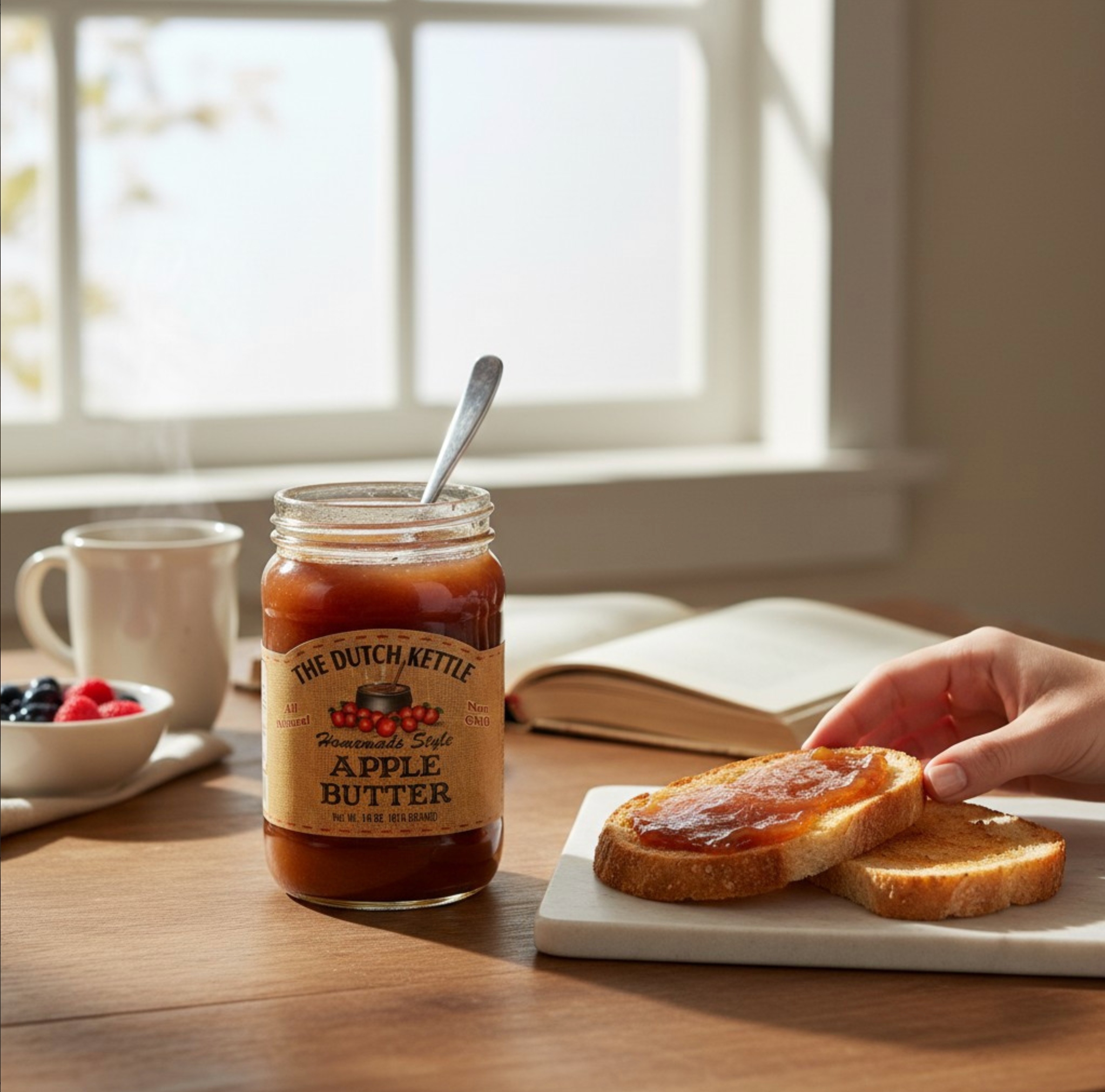 Jeszels Apple Butter – 18 oz (All Natural, Small Batch Spread)